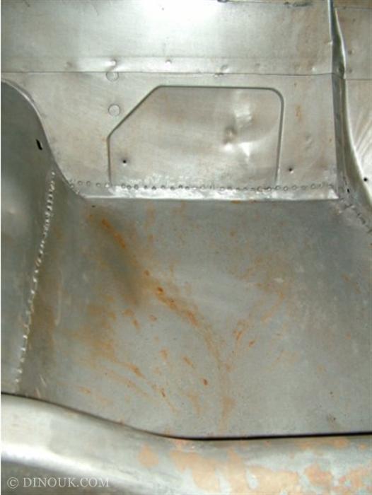 underseat area